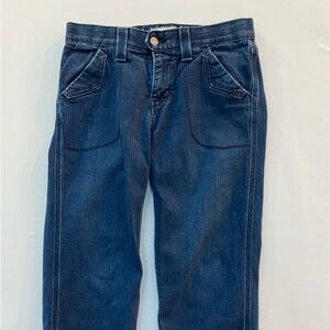 Levi’s 512 Slimming Crop Jeans w/ Paisley Detail